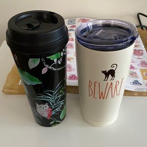 Rae Dunn Tumbler and Kate Spade Thermal MugTumbler set of two